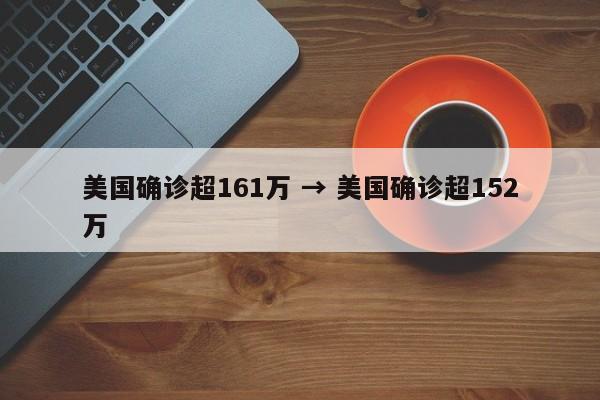 美国确诊超161万 → 美国确诊超152万